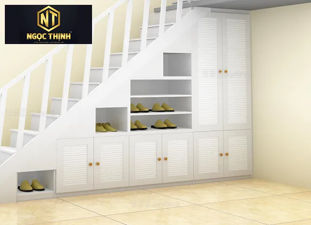 Xưởng Nội Thất Ngọc Thịnh Đồng Nai - TOP các mẫu tủ gầm cầu thang đẹp 2023